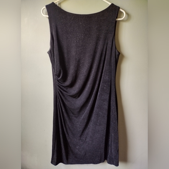 Robe Noire Sans Manches Donna Ricco - Taille 8P (petite), Occasion Très Bon état
